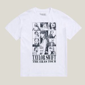 NWT TAYLOR SWIFT | THE ERAS TOUR WHITE T-SHIRT M &‎ Lg